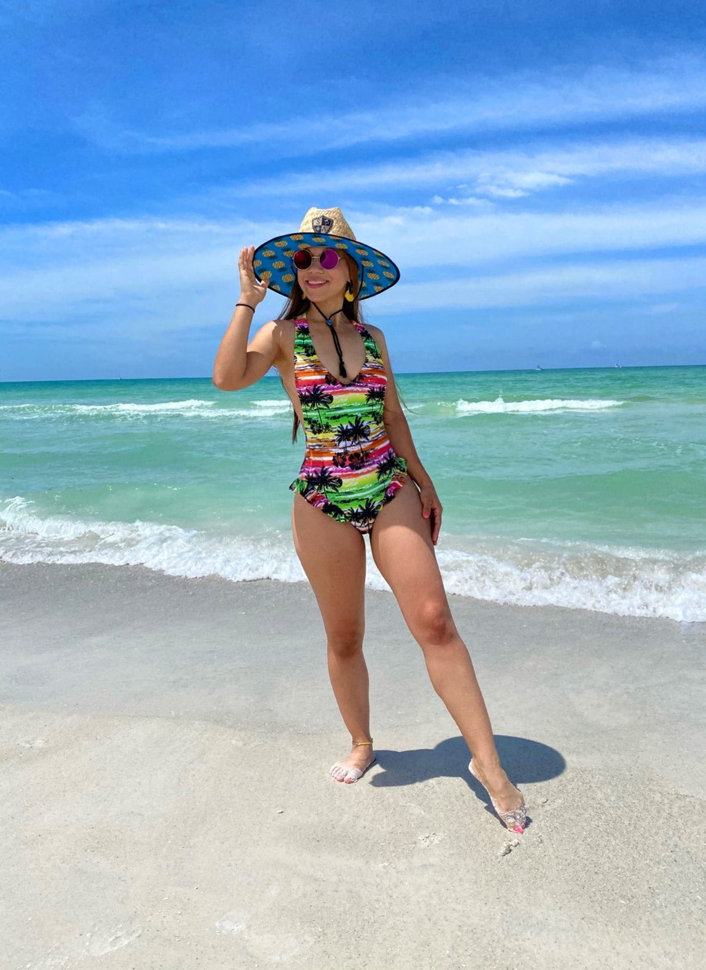 Monokini de palmeras